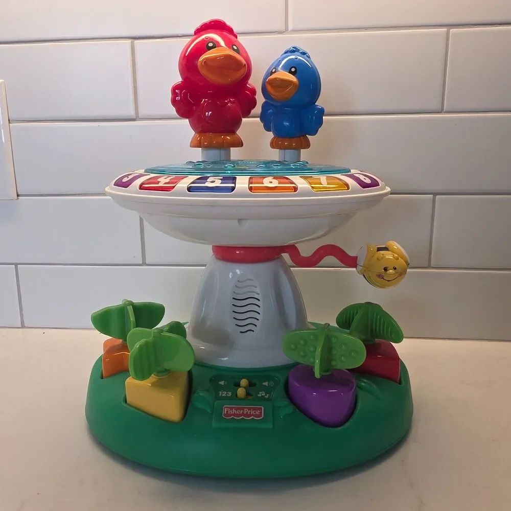 Fisher Price Bird Bath Toy Laugh And Learn - Complete & Working!